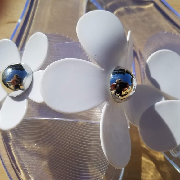 Clear Retro flipflop Jellies - Picture 3 of 11